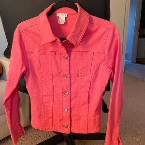 VENUS denim jacket pink
